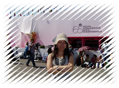 turista al Lido di Venezia