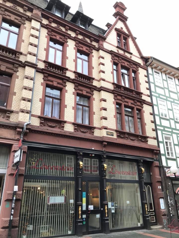Das "Löwenstein" und die neue Synagoge in der Roten Straße 28